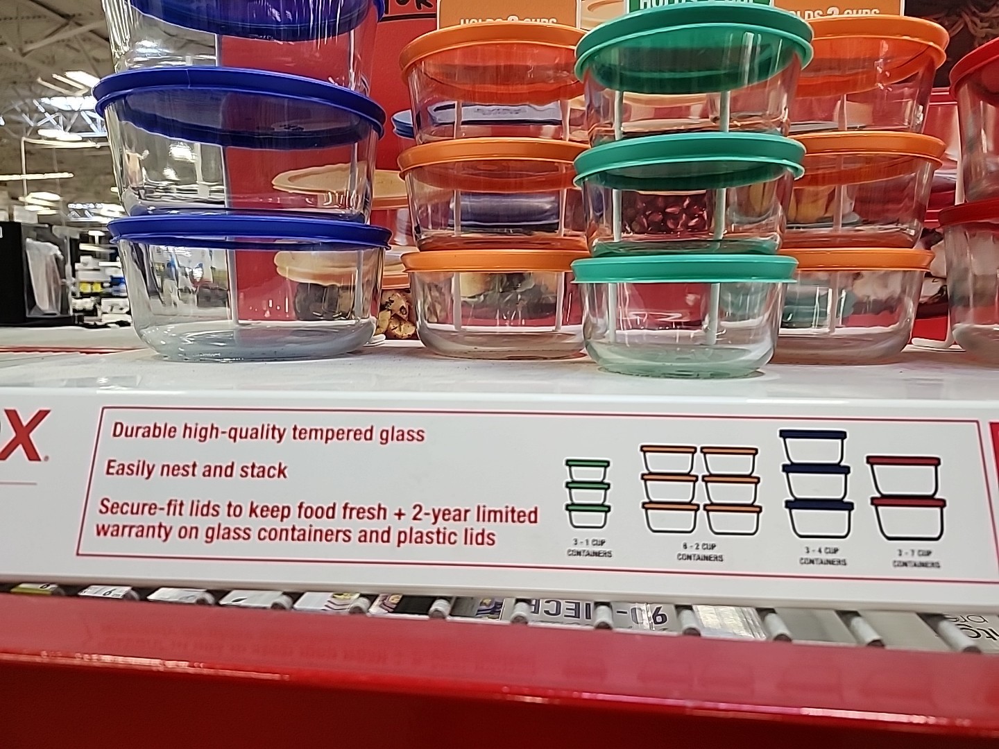 Pyrex Simply Store 28-Piece Glass Food Storage Set