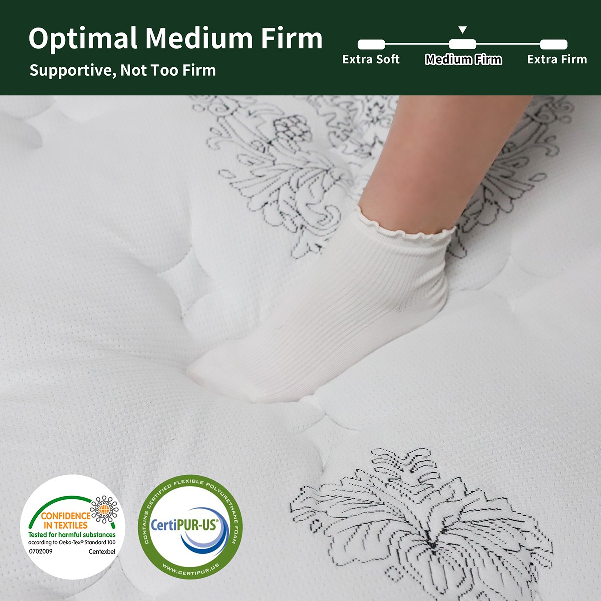 12″14″ Mattress Twin Full Queen King Size Gel Memory Foam Pocket Spring in a Box