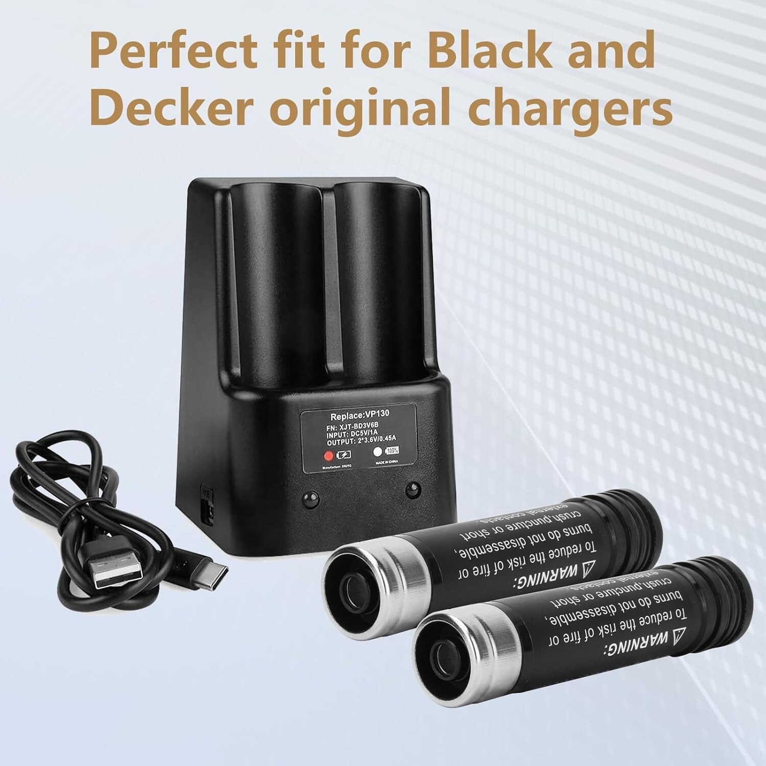 2/4PACK 3.6Ah For Black & Decker Versapak VP100 VP105 VP110 VP143 3.6V Battery