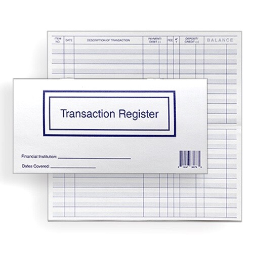 1 Checkbook Transaction Registers 2025 2026 2027 Calendar Check Book Register