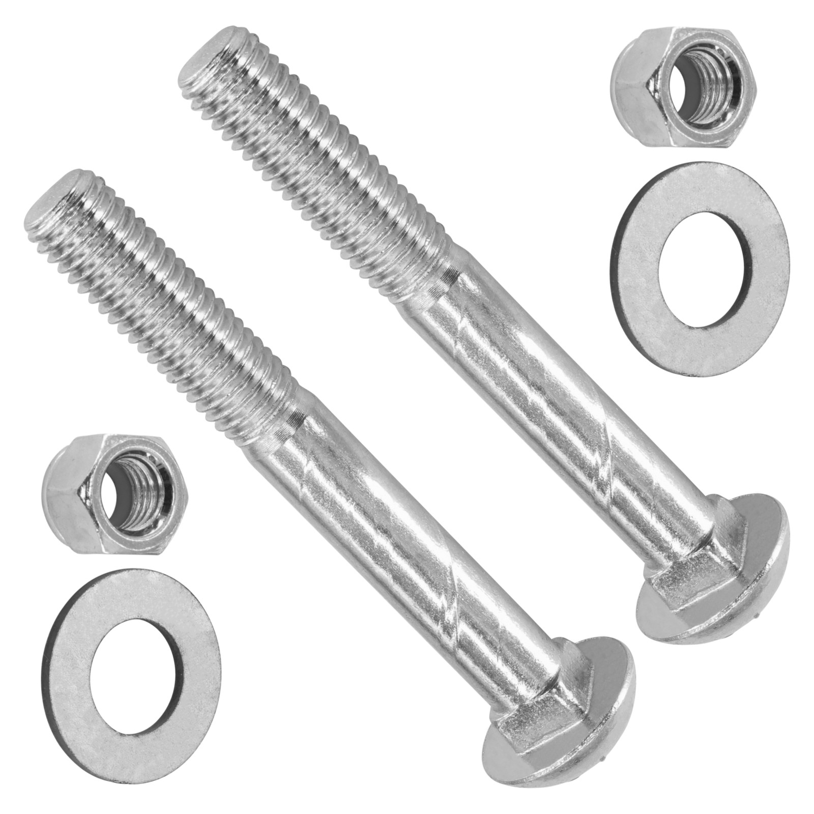 B-278 67240 210-175 Deck Wheel Roller Carriage Bolt Nyloc Nut for Dixie Chopper