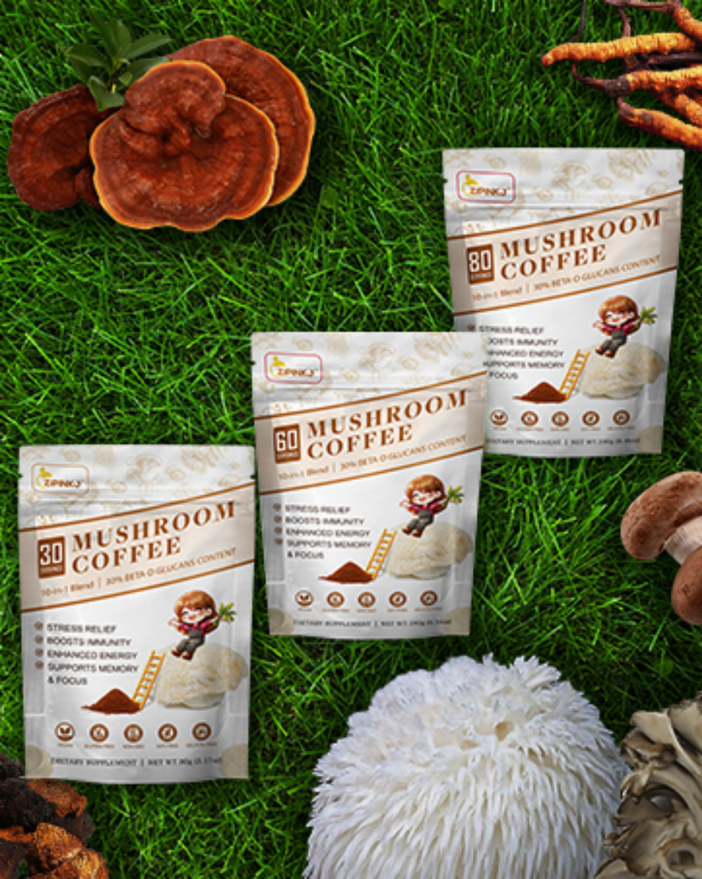 Organic Mushroom Coffee 100% Authentic FREE SHIPPING / Better Than Ryze /No Odor