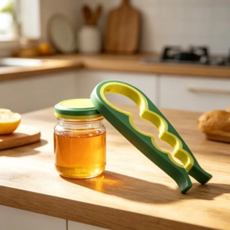 4 in 1 Quick Jar Rubber Opener Lid Bottle Cap Grip Twister Remover Kitchen Tool