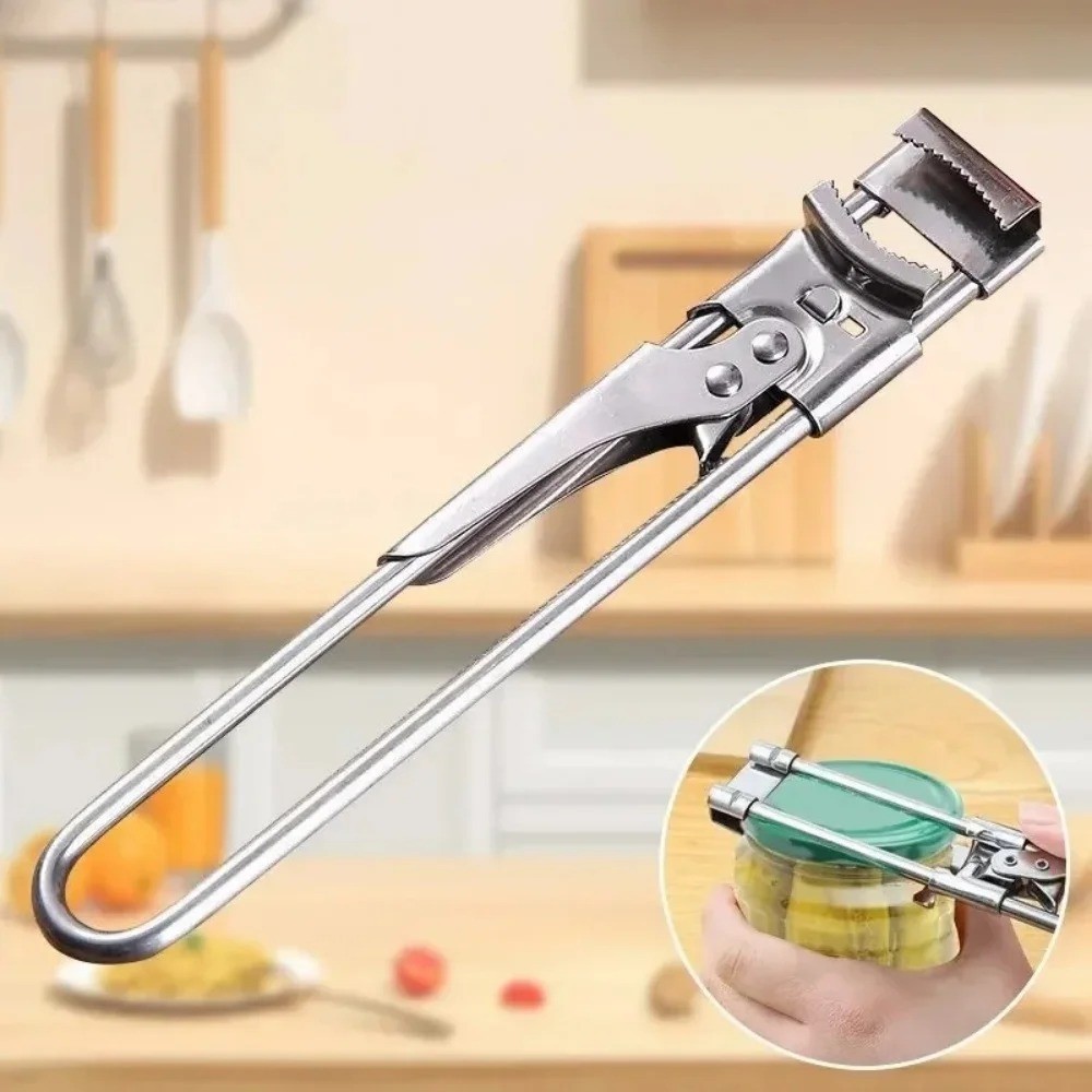 Heavy Duty Stainless Steel Adjustable Multi-Function Jar & Bottle Opener