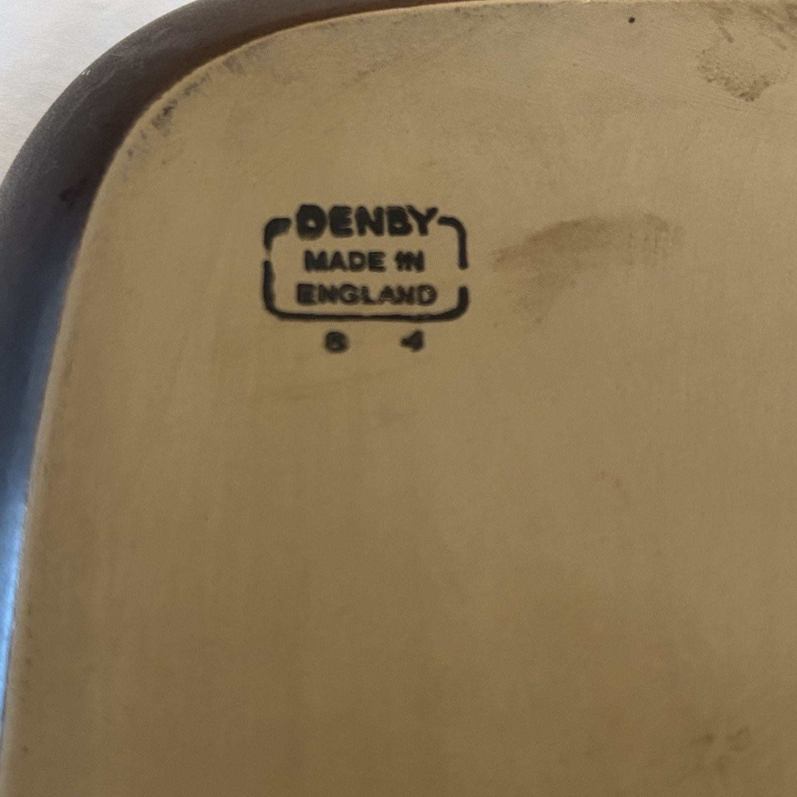 Vintage Denby Russet 14″x10″ Rectangular Baker England Stoneware Oven Dish