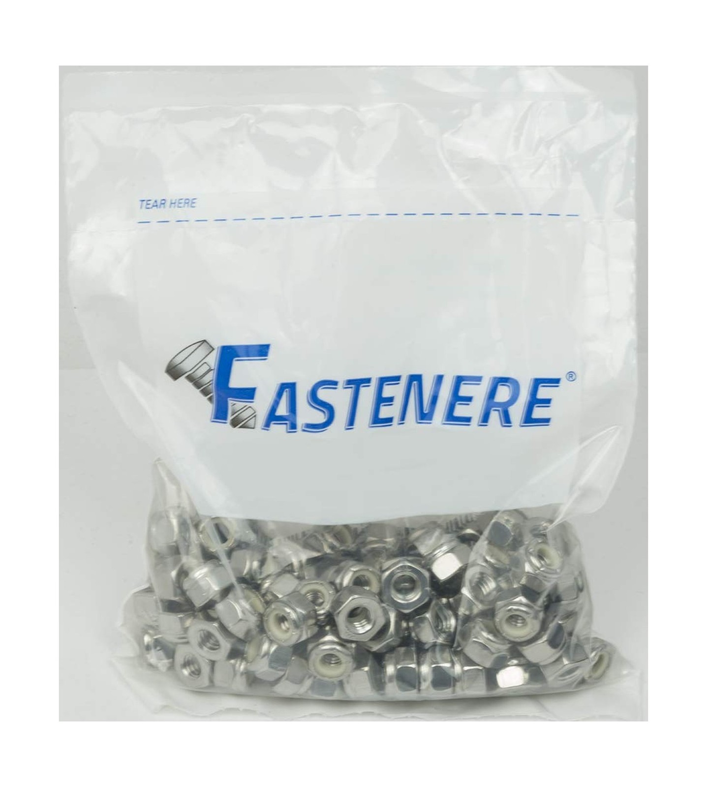 Fastenere Nylon Insert Hex Lock Nuts – #2-56 Stainless Steel 18… FAST USA SHIP