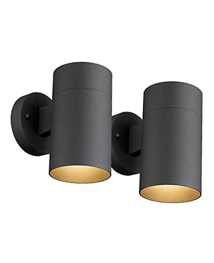 Outdoor Wall Sconce, Exterior Wall Light 7.48 x 4.17 x4.72 inch 2 Pack