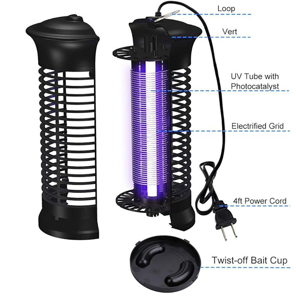 Electric Fly Bug Zapper Mosquito Insect Killer LED Light Trap Pest Control Lamp