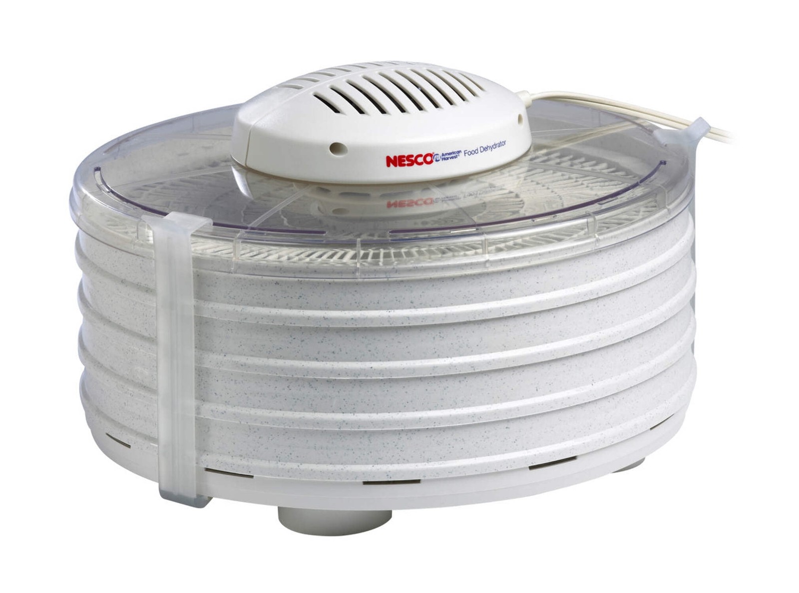 Food Dehydrator FD-37 400 Watts 4 Trays Dishwasher Safe Parts White