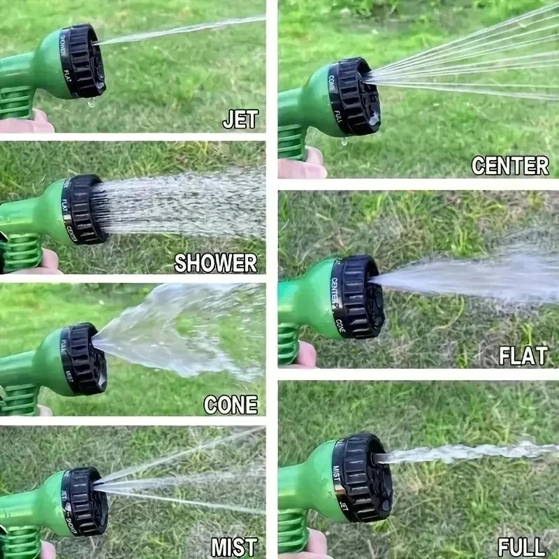 Expandable Garden Hose with Spray Nozzle Flexible Magic Hose Fast Ship USA
