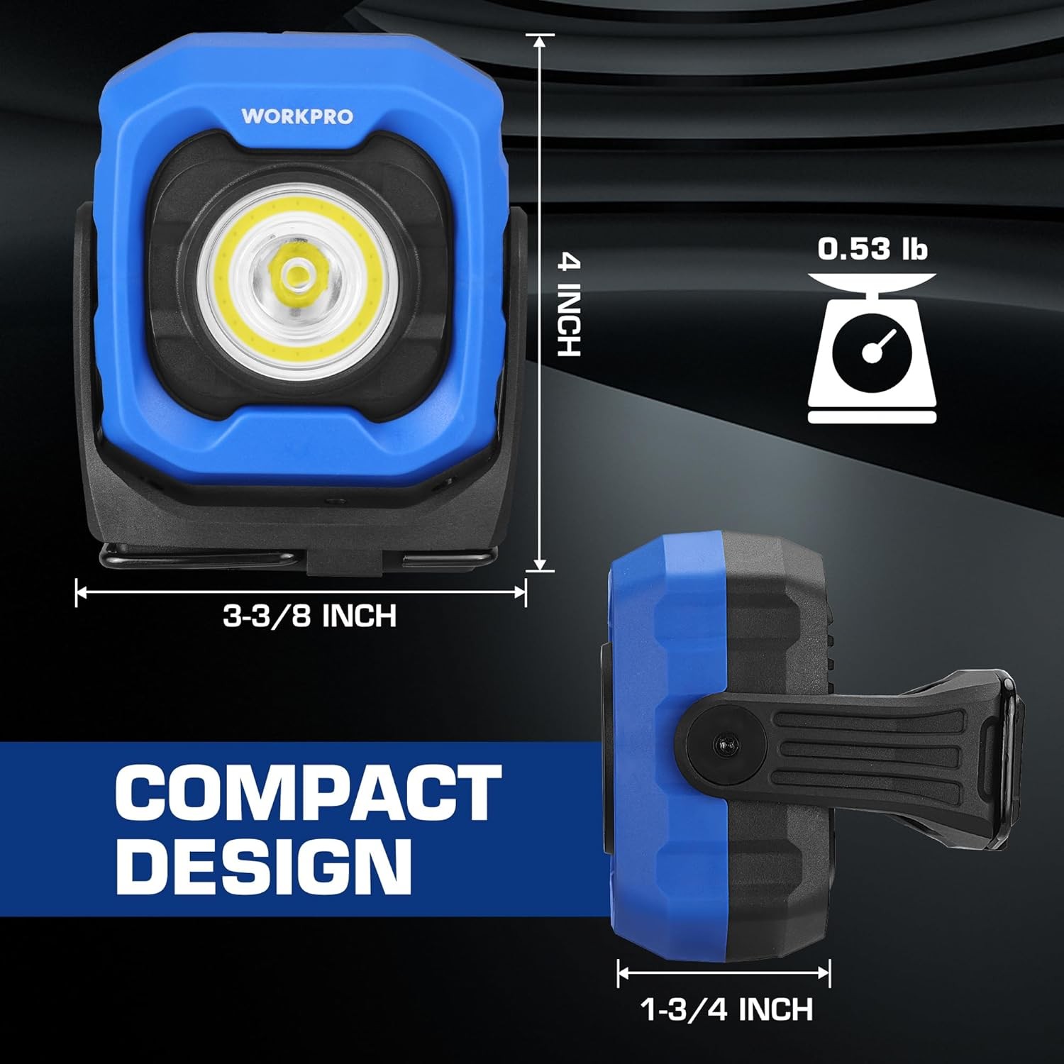 EverBrite Rechargeable 1200 Lumen Work Light Magnetic LED Super Bright Worklight