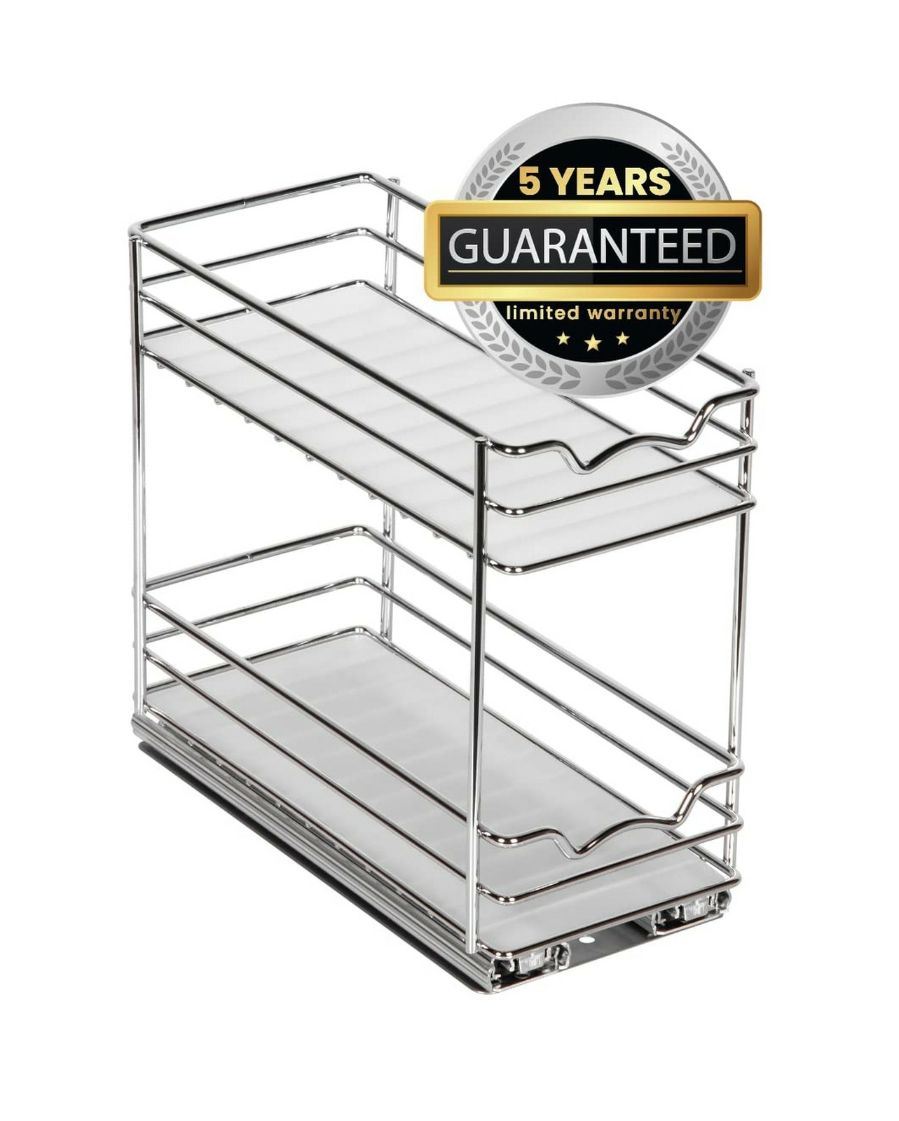 Pull Out Spice Rack Organizer for Cabinet, Heavy Duty-5 Year Limited Warranty…