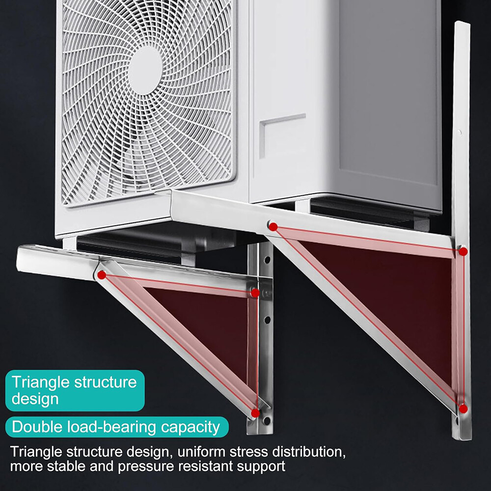 600LBS Steel Mini Split Wall Mount Bracket For Air Conditioner Condensing Units