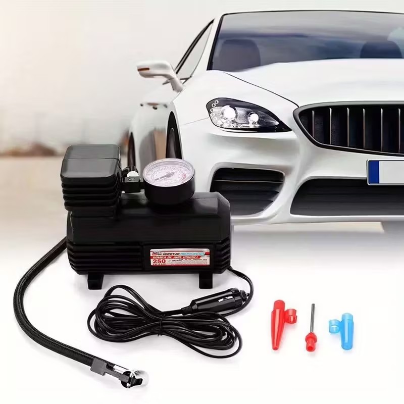 2V Heavy Duty Portable 250PSI Car Tyre Auto Tire Inflator Pump Air Compressor