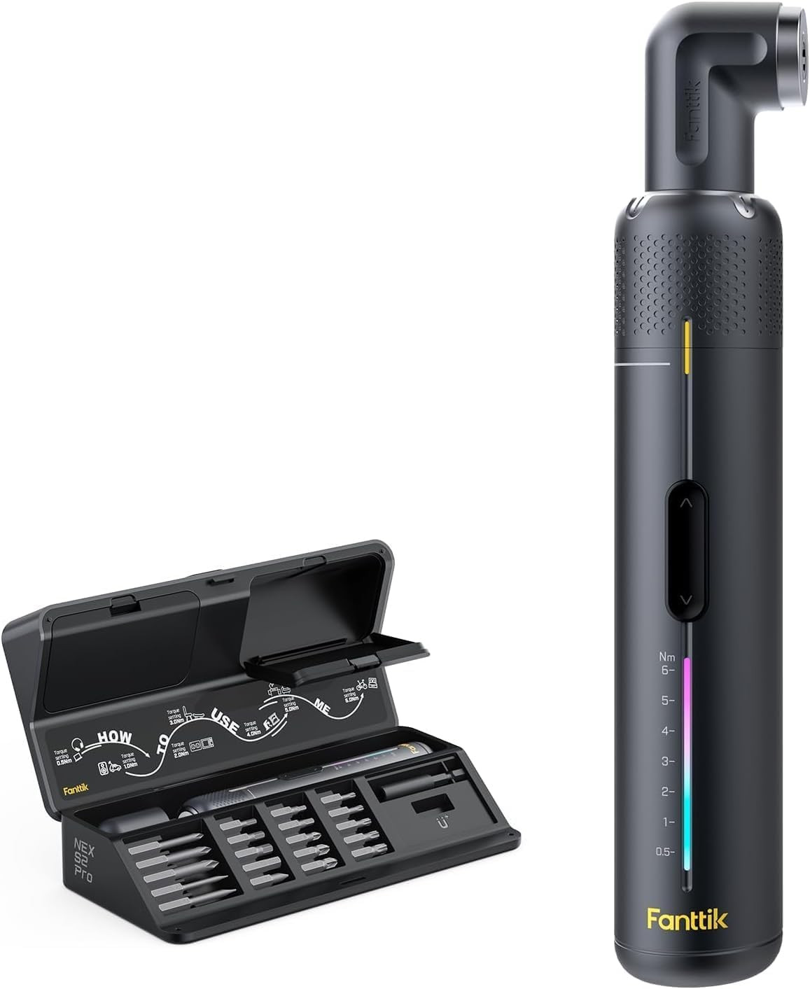 S2 Pro Electric Screwdriver, Cordless Screwdriver Set(Space Grey) | 7 Torque Set