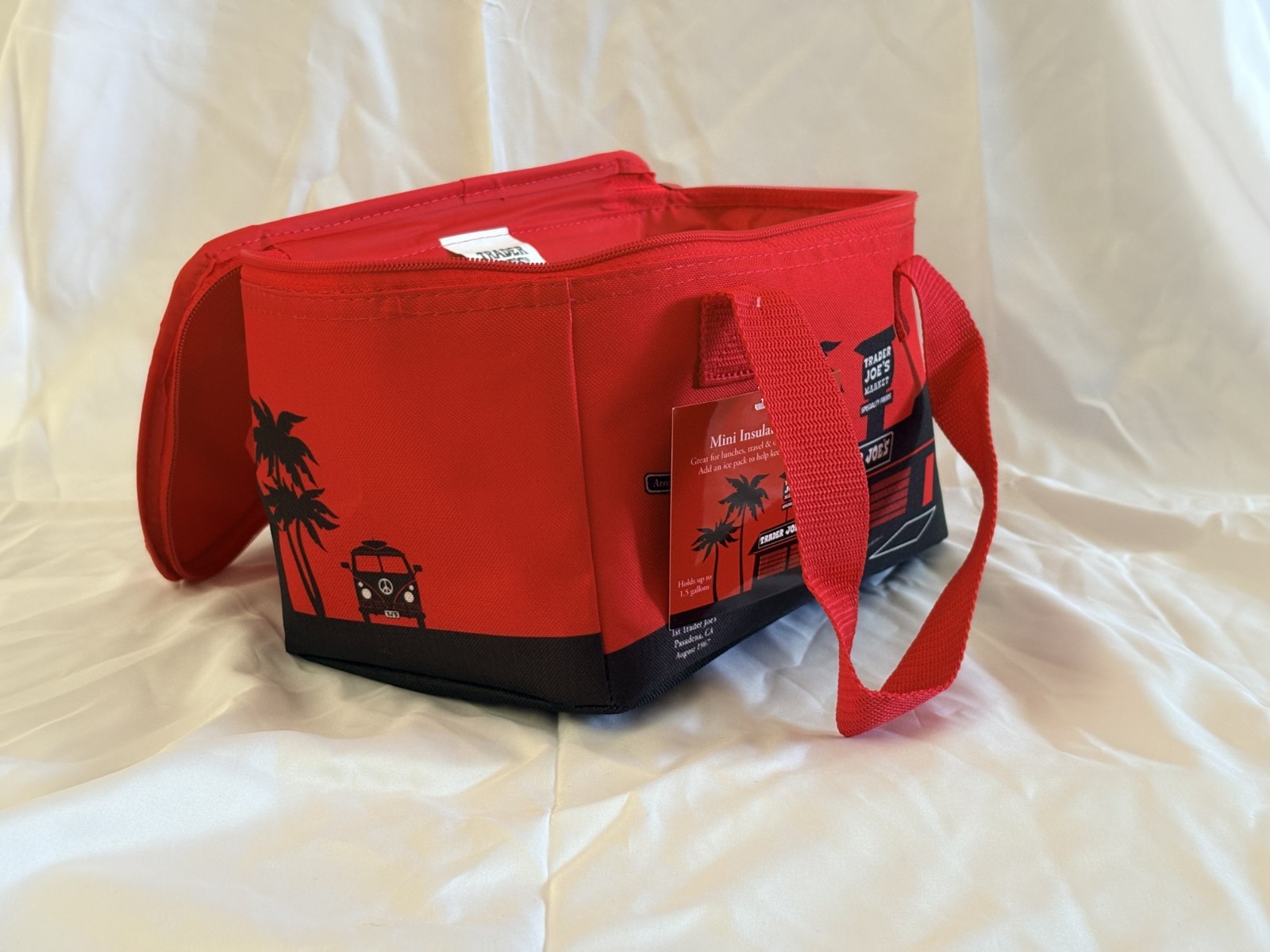 Red Trader Joe’s Mini Insulated Tote Bag