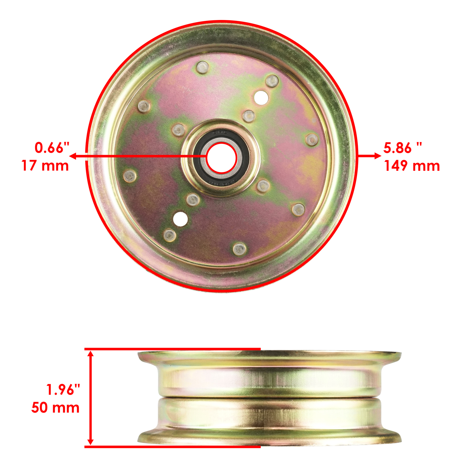 Idler Pulley For Husqvarna MTD 539132728 589766101 539112196 539131148 589766102