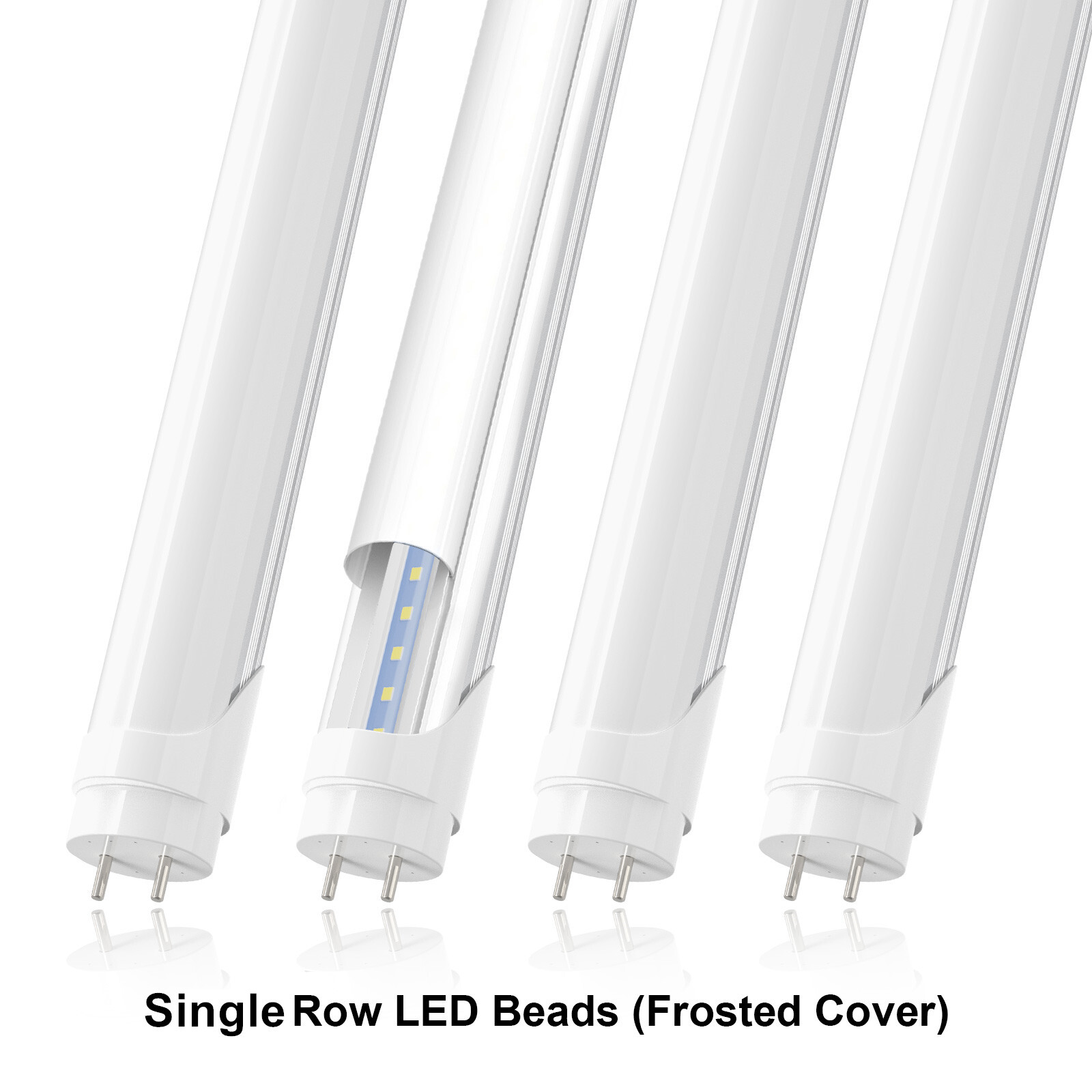 4FT T8 LED Tube Light Bulbs 22W 28W 60W G13 2-Pin 6500K LED Shop Lights Garage