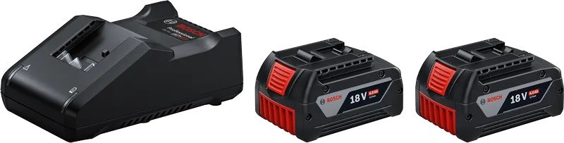 Bosch GBA 18V 4.0Ah Li-ion 2 pcs. + GAL 18V-40 4A Li-ion Professional