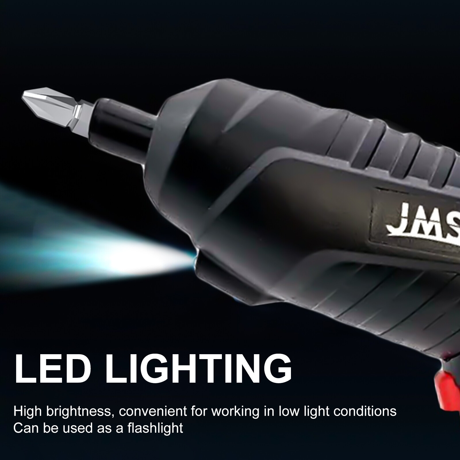 3.6V Cordless Electric Screwdriver Set USB Charging 3Nm Screw Gun With LED Light