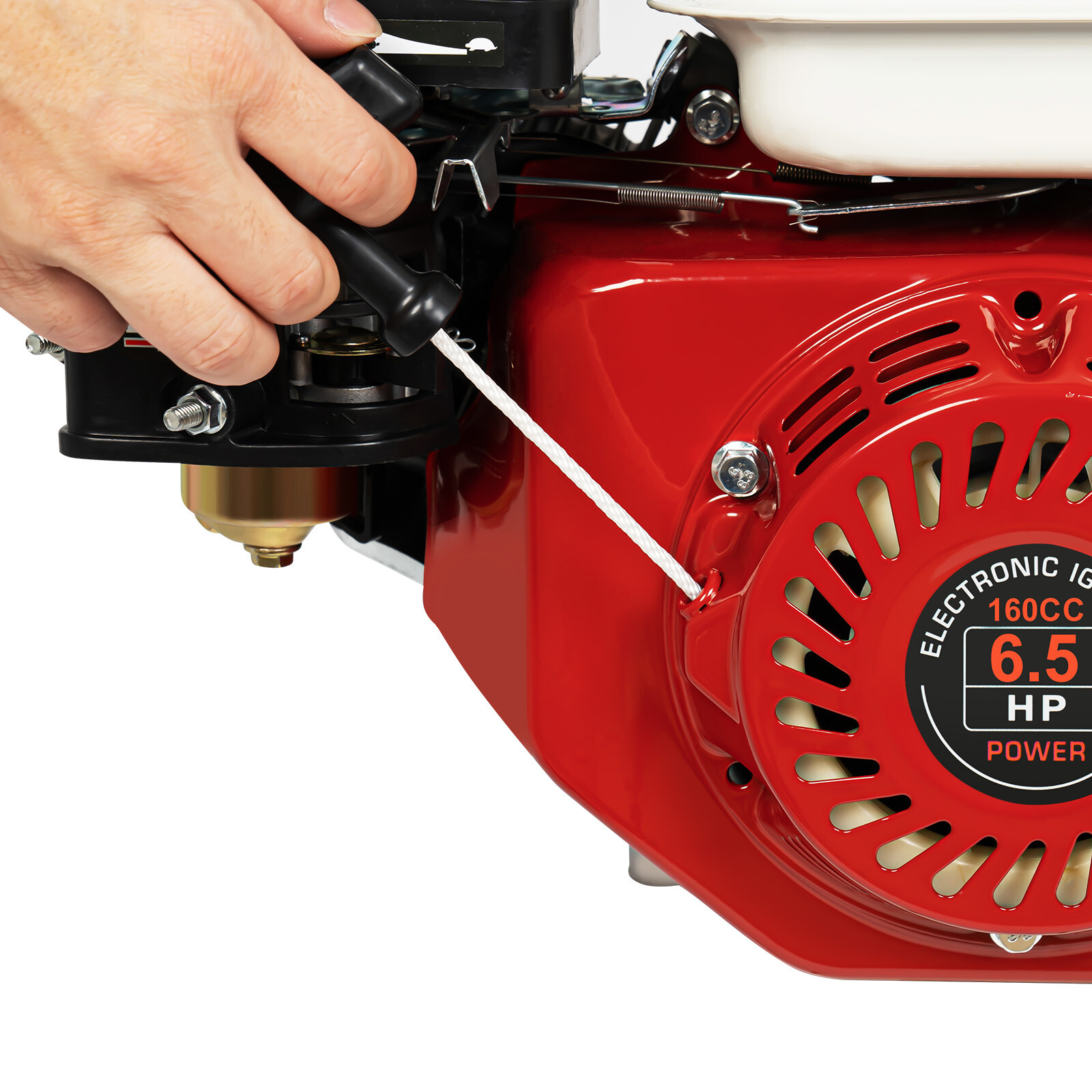 6.5HP Gas Engine For Honda GX160 200cc 4-Stroke OHV Air Cooling Horizontal Shaft
