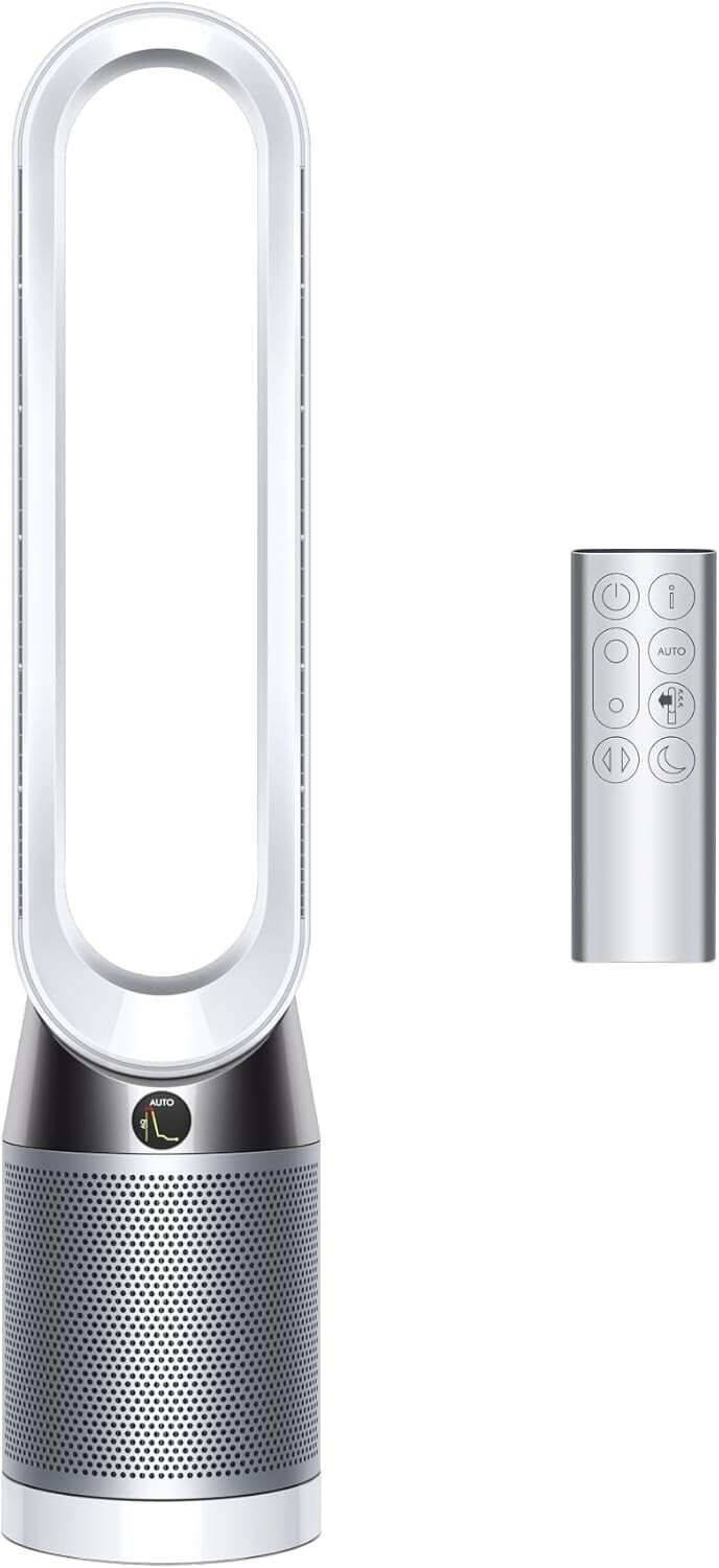 Dyson Purifier Cool TP4B Purifying Fan, White/Silver