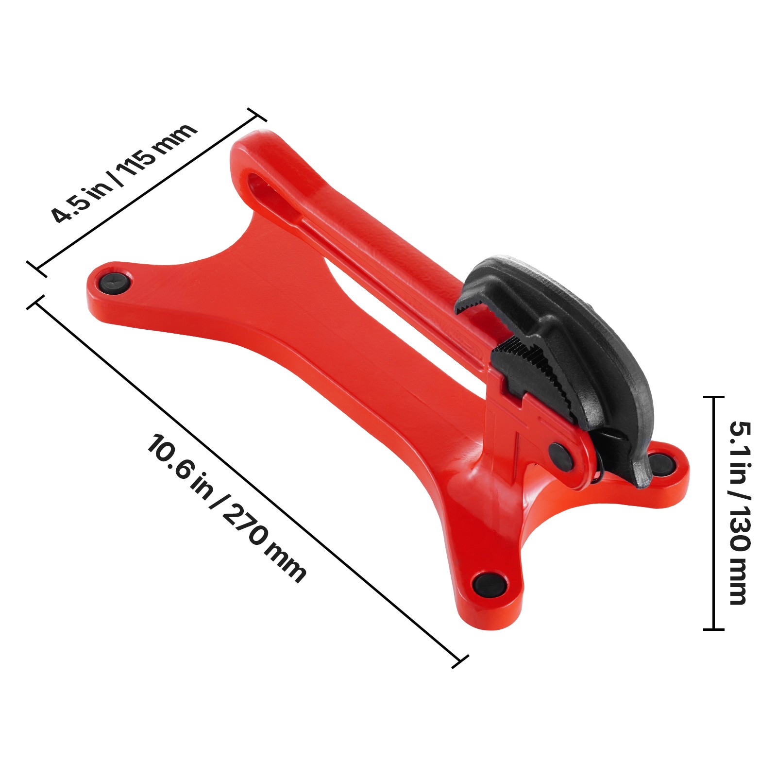 Pipe Vise Portable Lightweight Aluminum Pipe Vise 1/8″ to 1-1/2″ Capacity