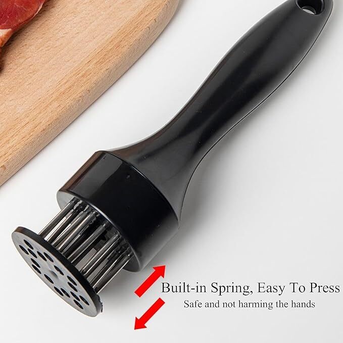 Meat Tenderizer Tool 21Needles Stainless Steel for Tenderizing Kitchen Tool USA