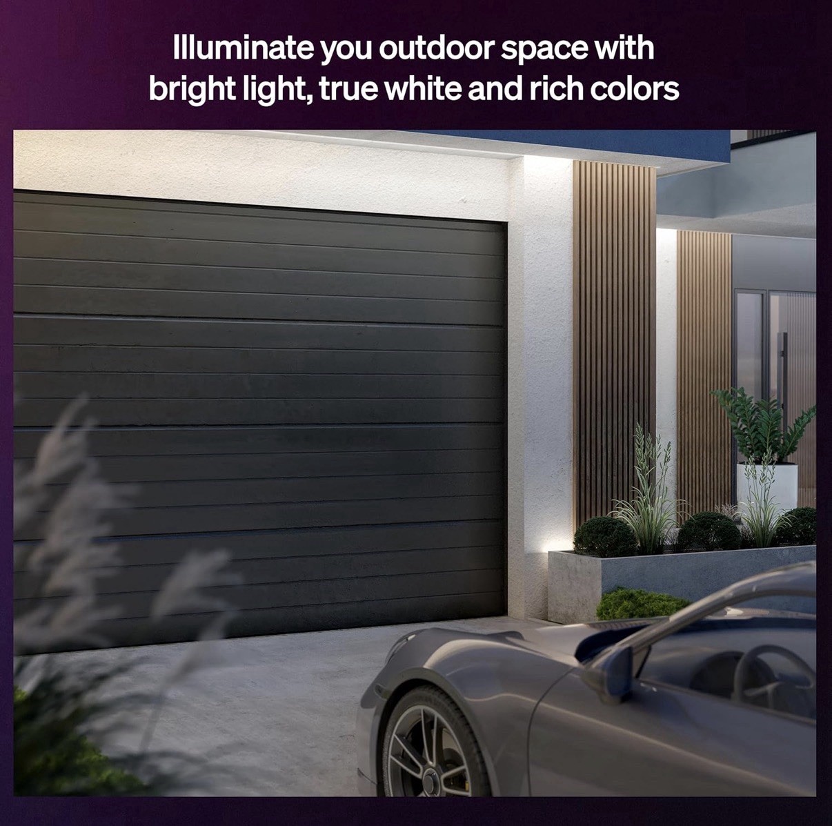 Philips Hue 16 ft Outdoor Gradient LED Lightstrip, App Control, Weatherproof