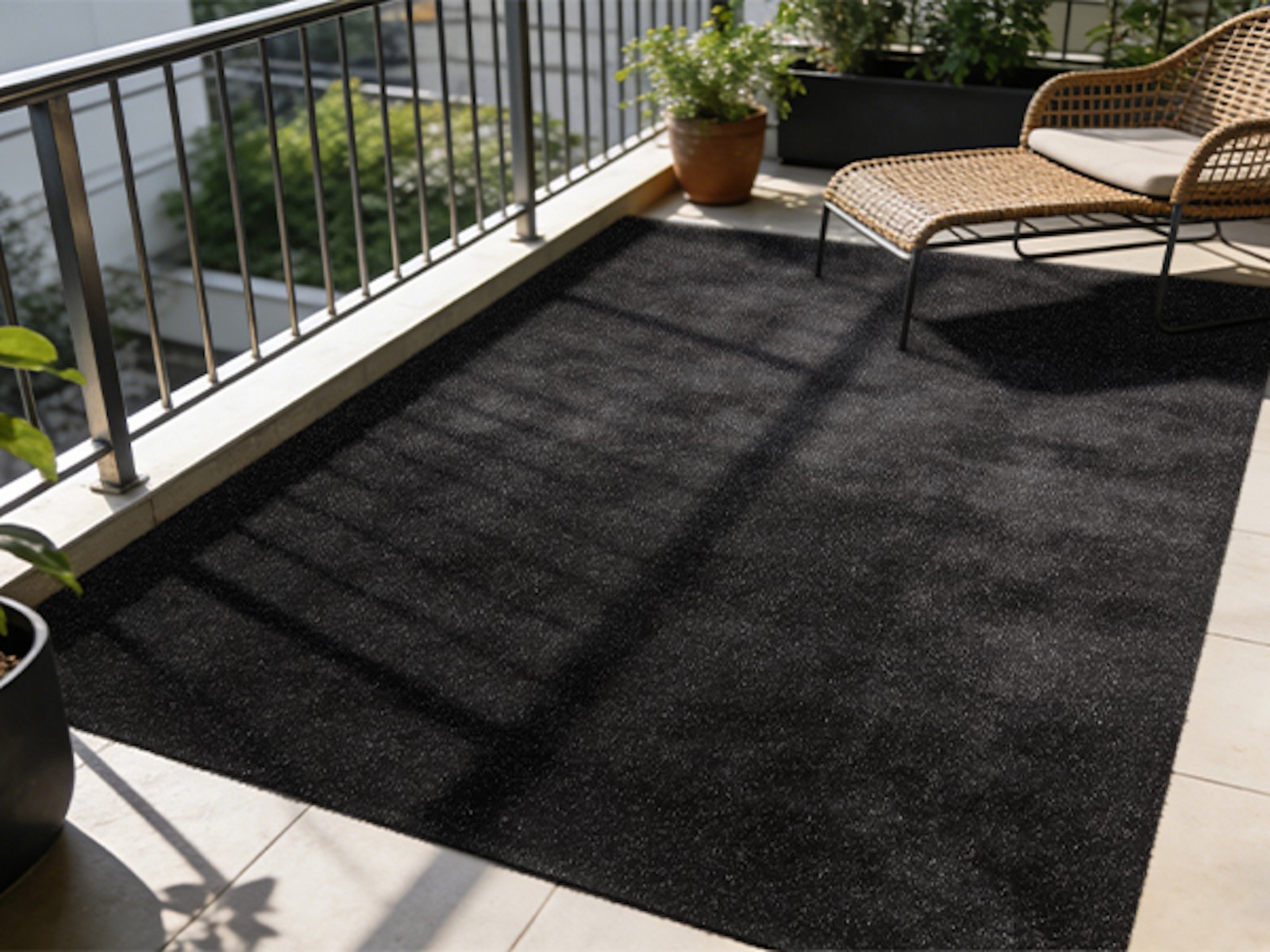Black Runner Rug 2-6ft Wide Non Slip Rubber Back Washable Hallway Kitchen Carpet