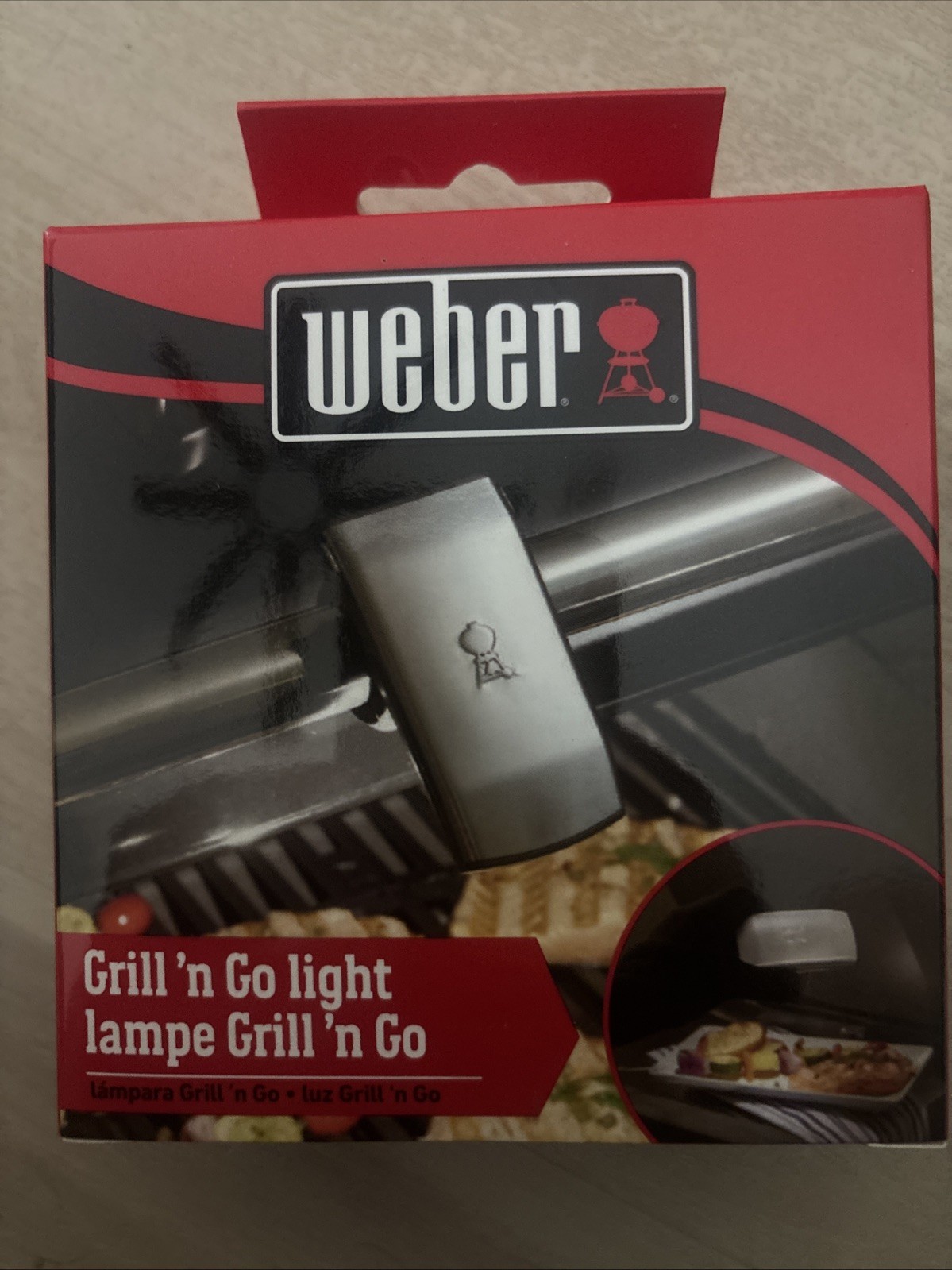 Weber 7661 LED Grill ‘n Go Light For Round Handle 4052