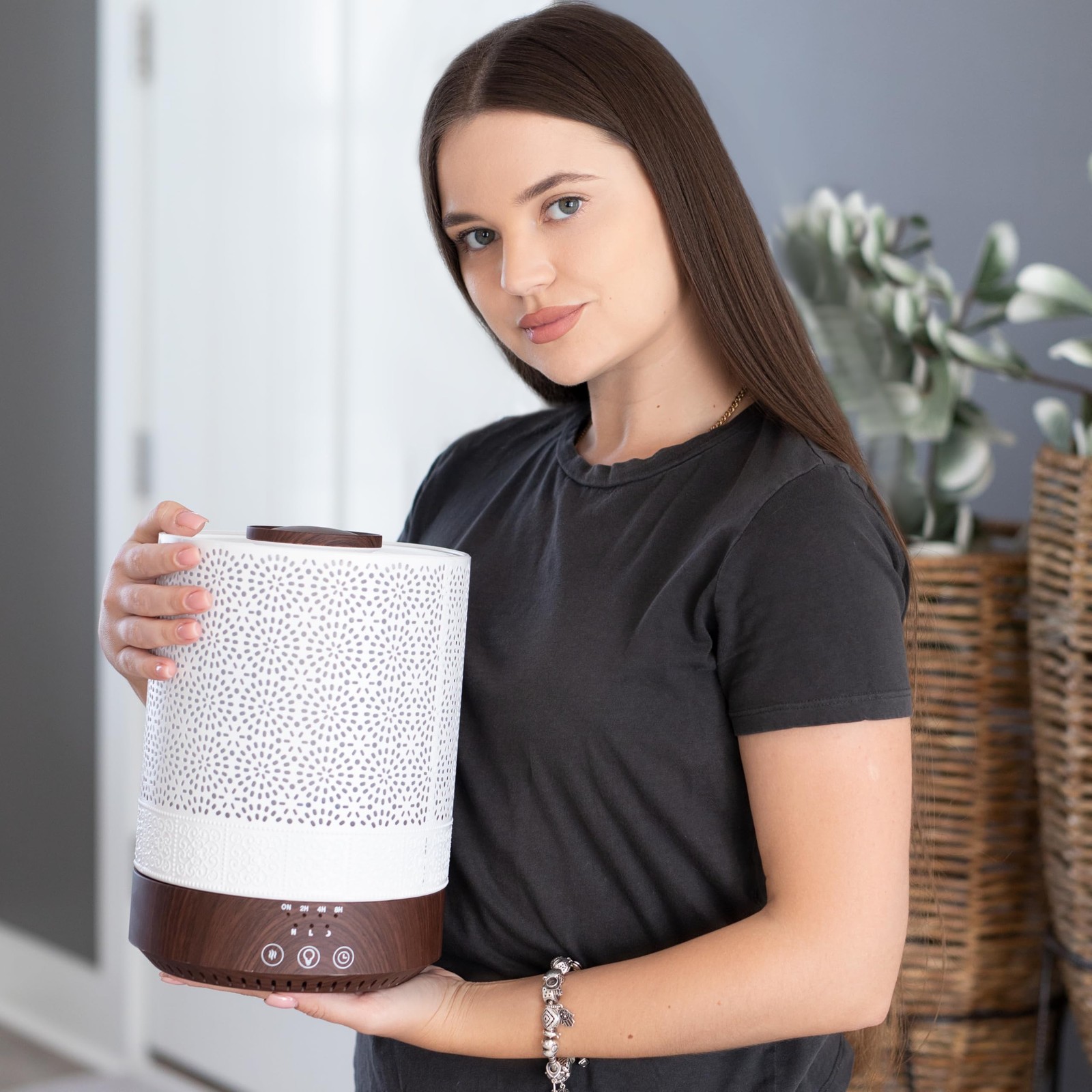 BlueHills 2500 ML XL Essential Oil Diffuser Aroma Humidifier with Timer for L…