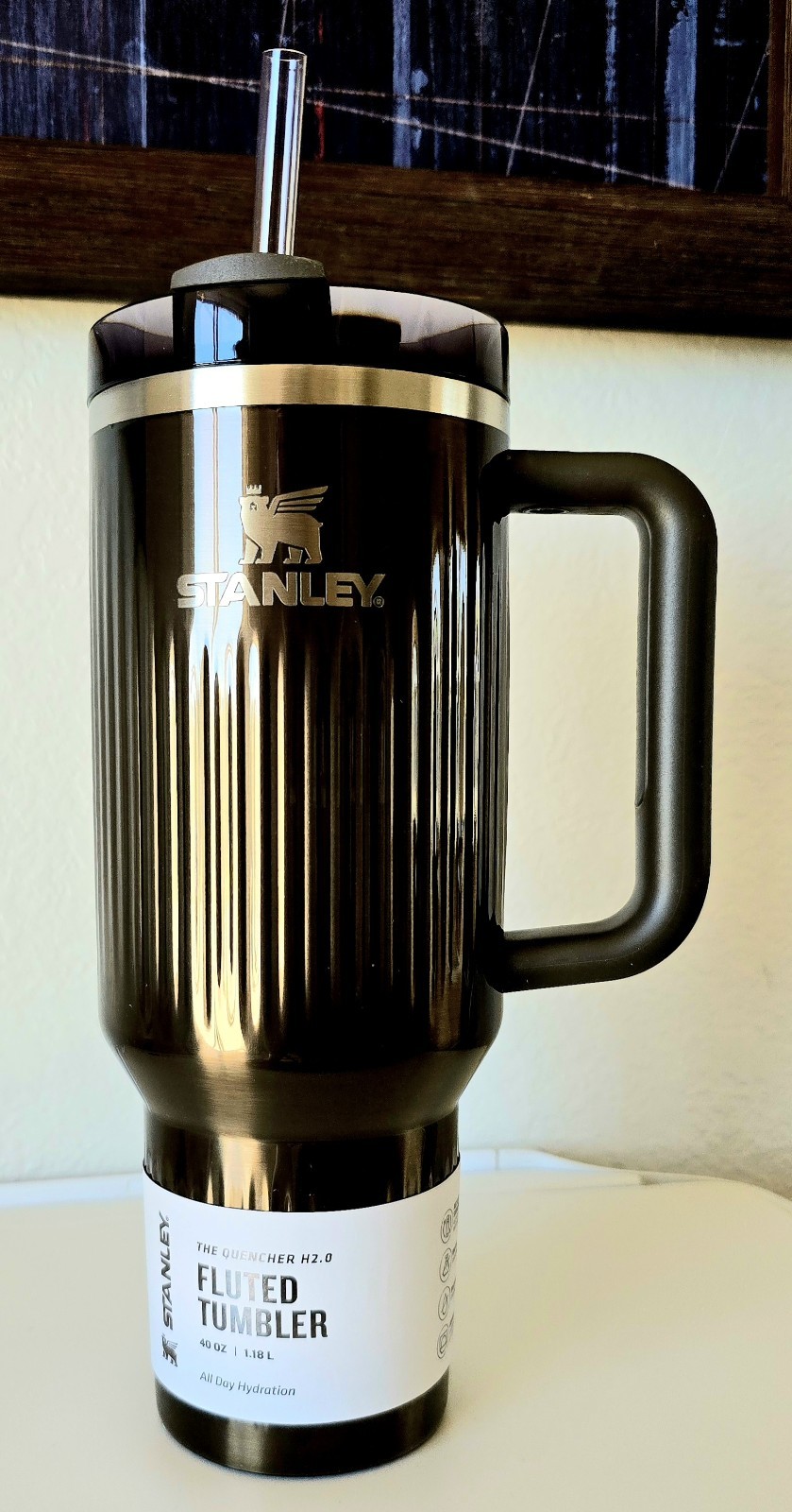 Stanley Tumbler 40oz “GUNMETAL SHINE” H2.0 Flowstate (Limited) “New In Box”