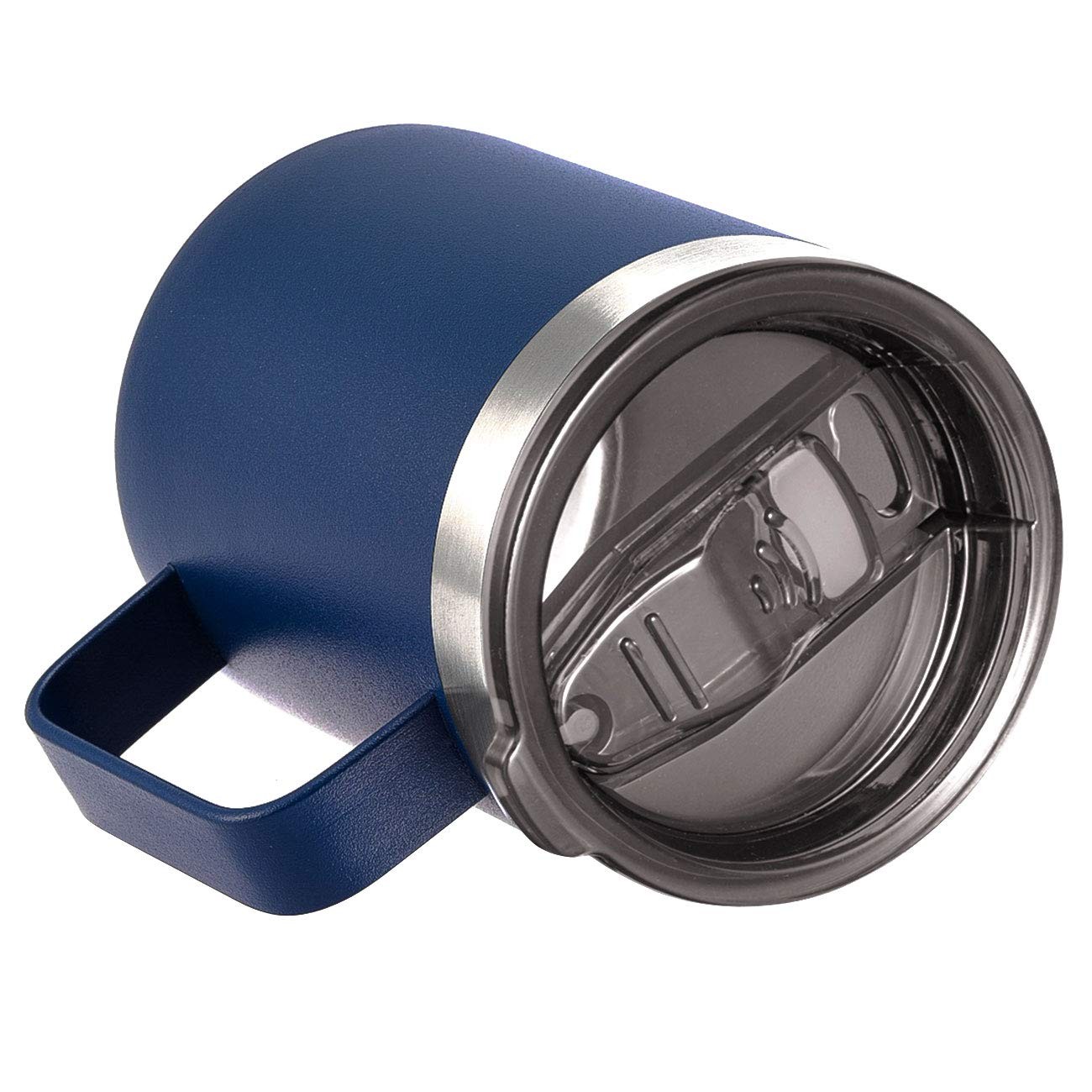 12oz Stainless Steel Insulated Coffee Mug with Handle, Double Wall Vacuum Tra…