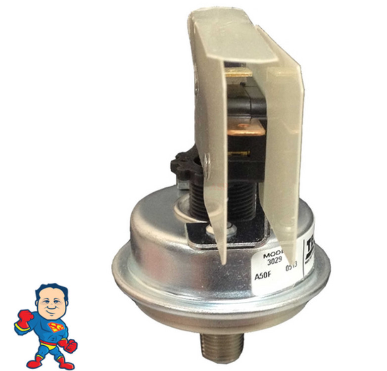 Pressure Switch 3029, 25A, Tecmark, 1/8″mpt, Barksdale, Tecmark, Little General