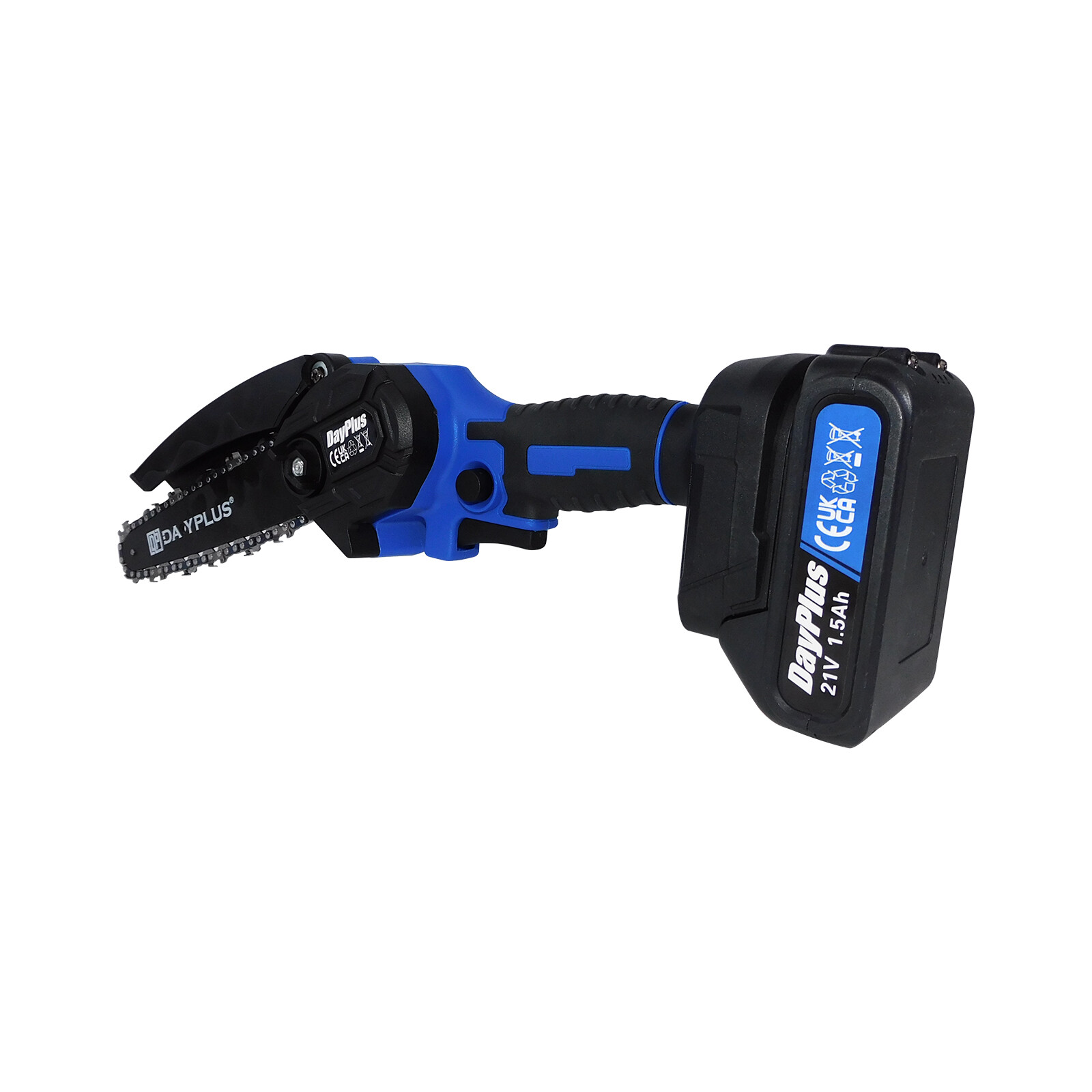 6″ Brushless Cordless Electric Chainsaw Wood Cutter With 1500mAh Li-ion Battery