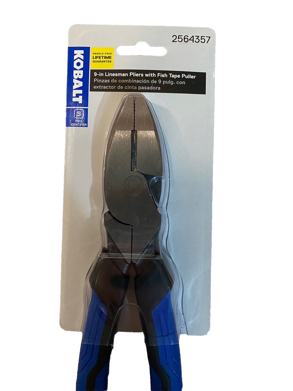 Kobalt 9-in Inch Linesman Pliers with Fish Tape Puller Heavy Duty