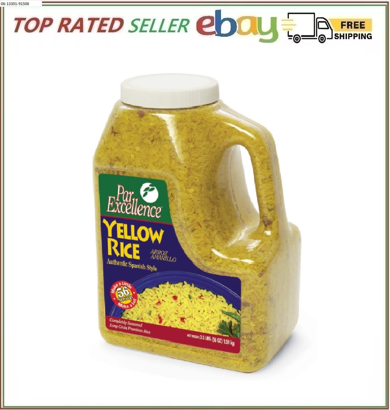 ParExcellence Yellow Rice 3.5 lbs – Flavored Long Grain Rice. Free Shipping