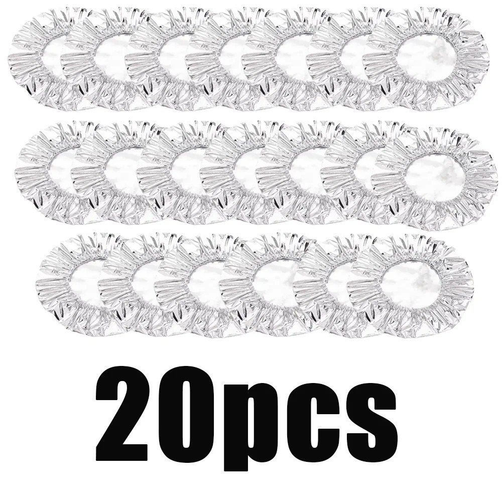 Reusable Aluminum Foil Bowl Covers 10-60PCS Heat Insulation Food Cover Lids