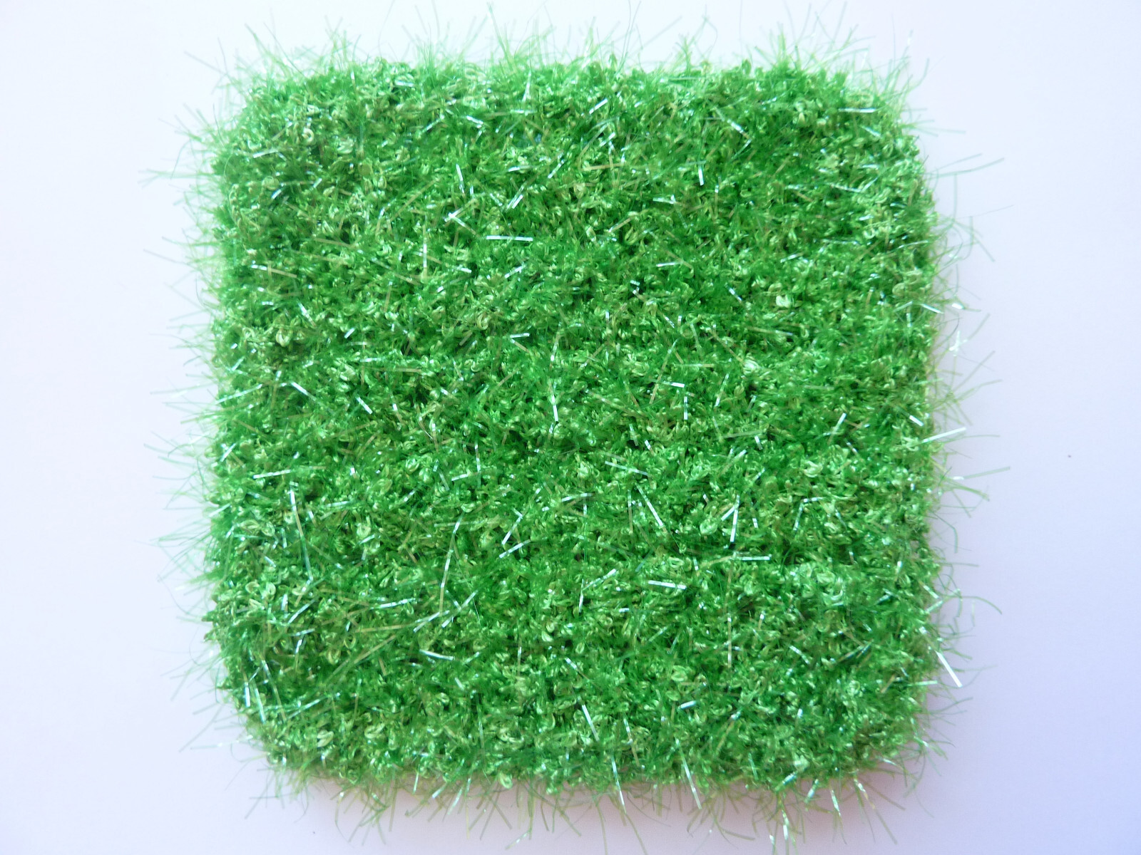 6 Rough Square Multicolor Dish Pot Scrubber Scrubby Scrubbie Handmade 69
