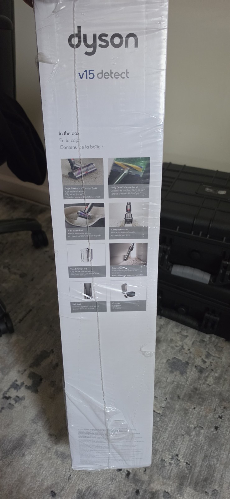 Dyson V15 Detect Cordless Stick Vacuum Cleaner Gold/Nickel