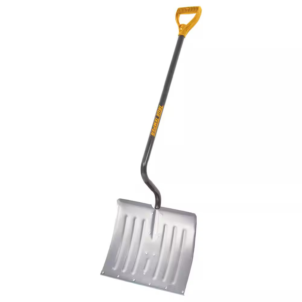 37.53 In. Steel Ergonomic Handle and Aluminum Blade D-Grip Combo Snow Shovel