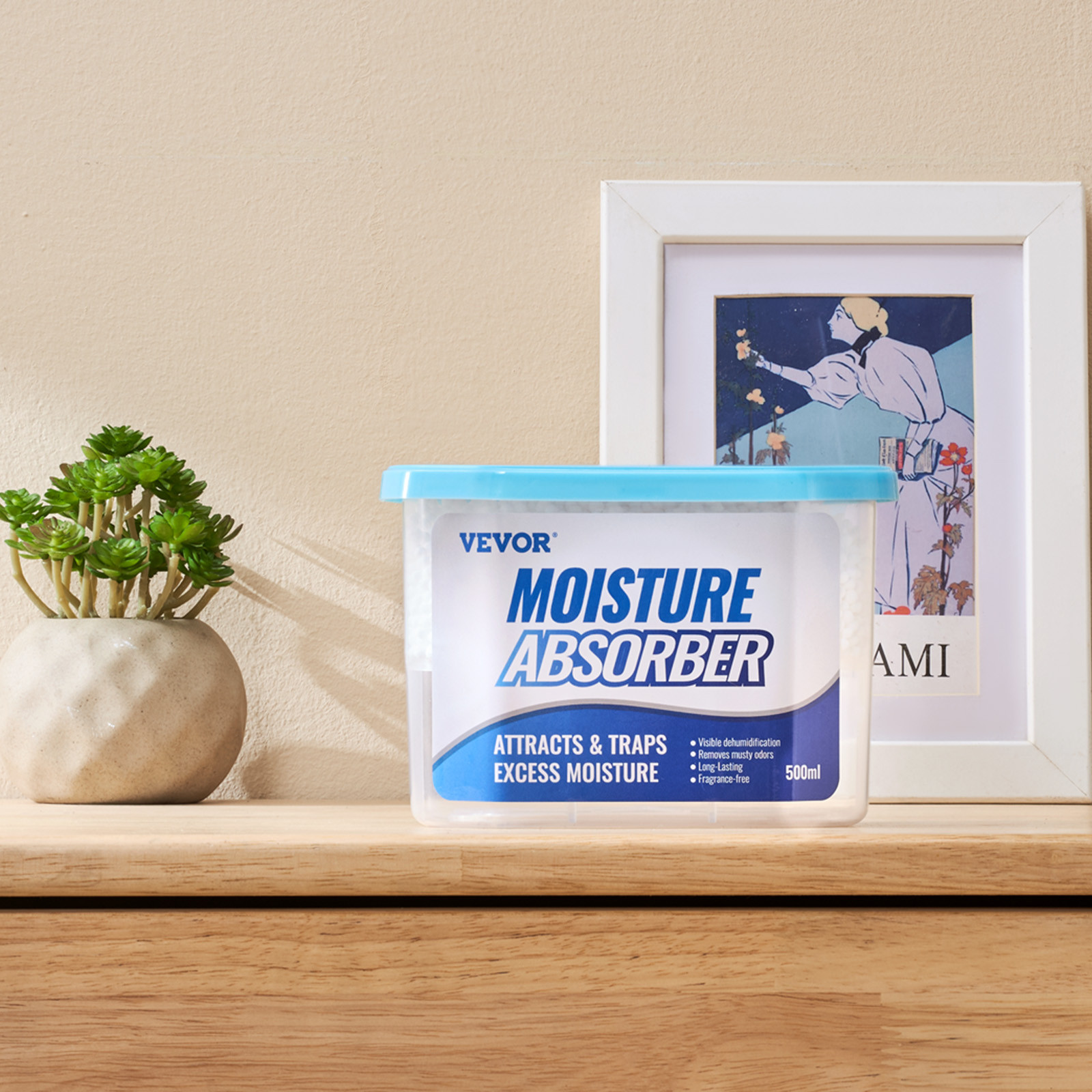 6 Packs Moisture Absorber Boxes 10.8 oz Fragrance Free Moisture Absorbers