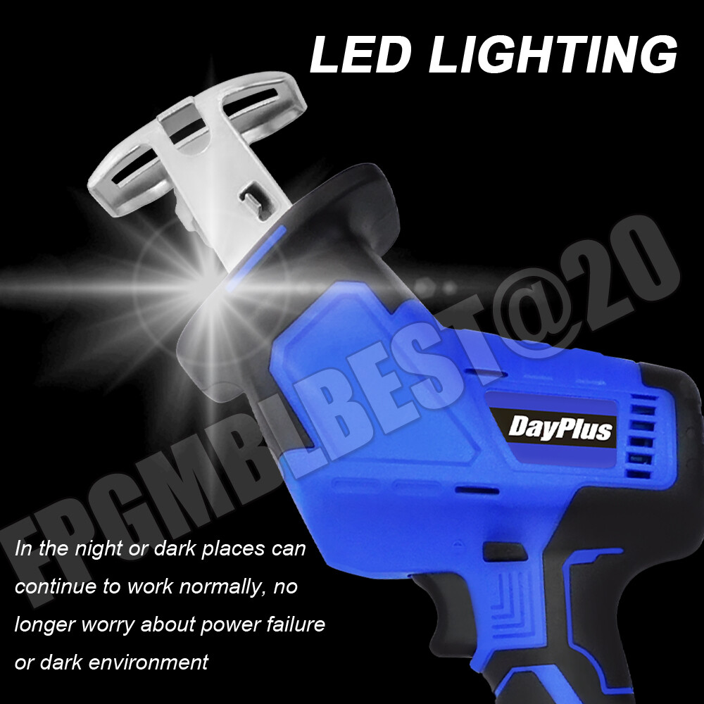 Brushless Reciprocating Saw Electric Saw Variable Speed Metal Wood Cutting Tool