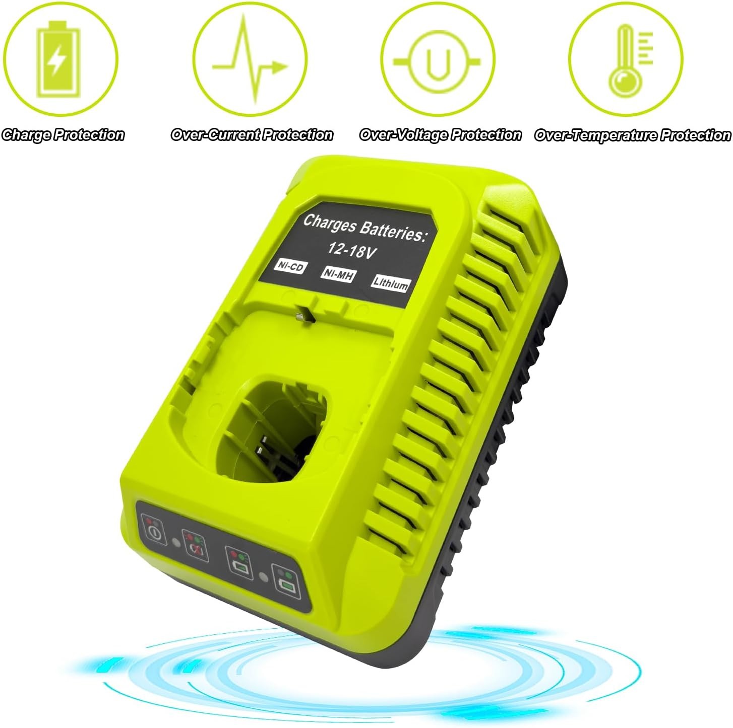 P117 P108 Rapid Charger for Ryobi18V One+ Plus Batteries P189 P190 P193 PBP004