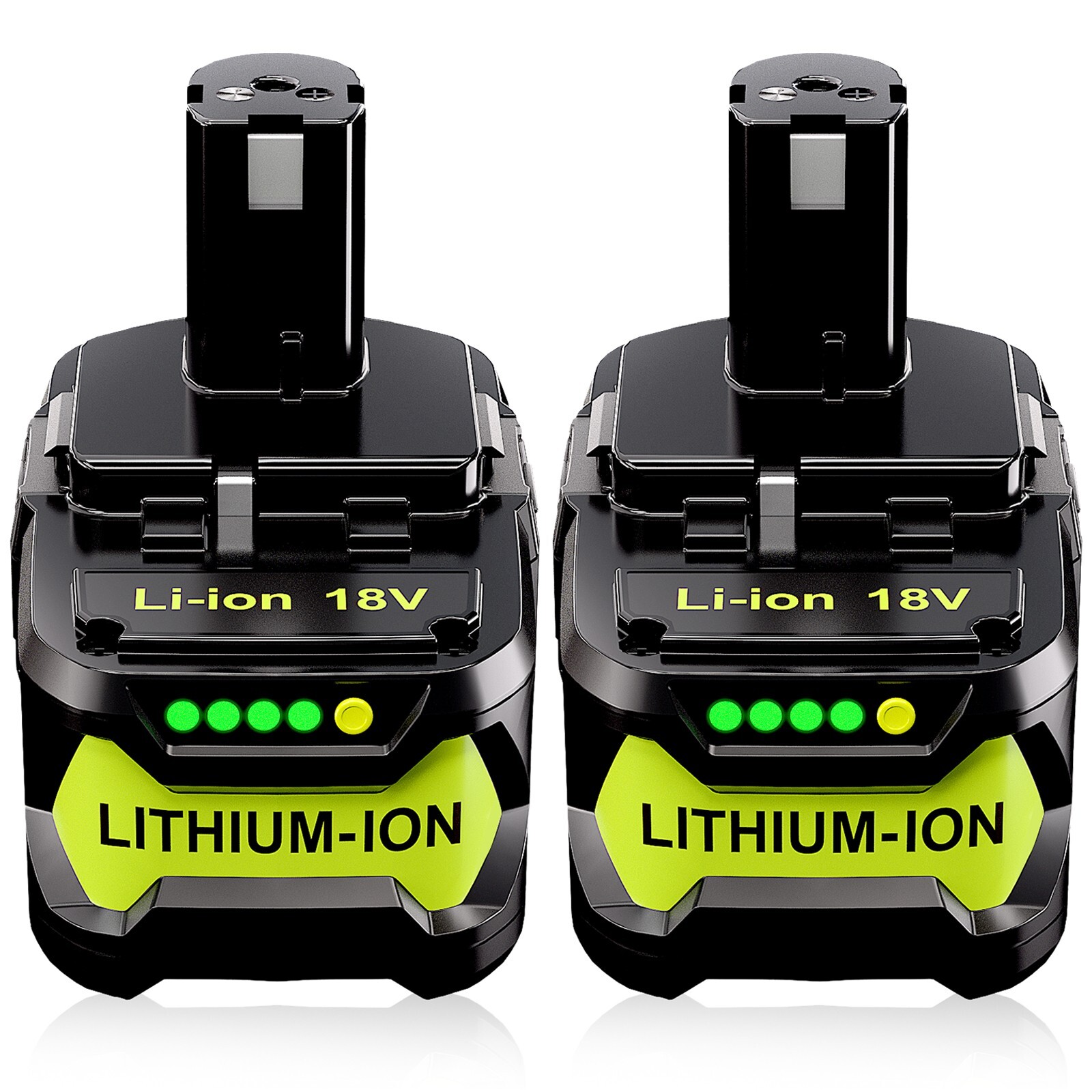 2X 8.0Ah For RYOBI P108 18V One Plus High Capacity Lithium-Ion Battery 18Volt