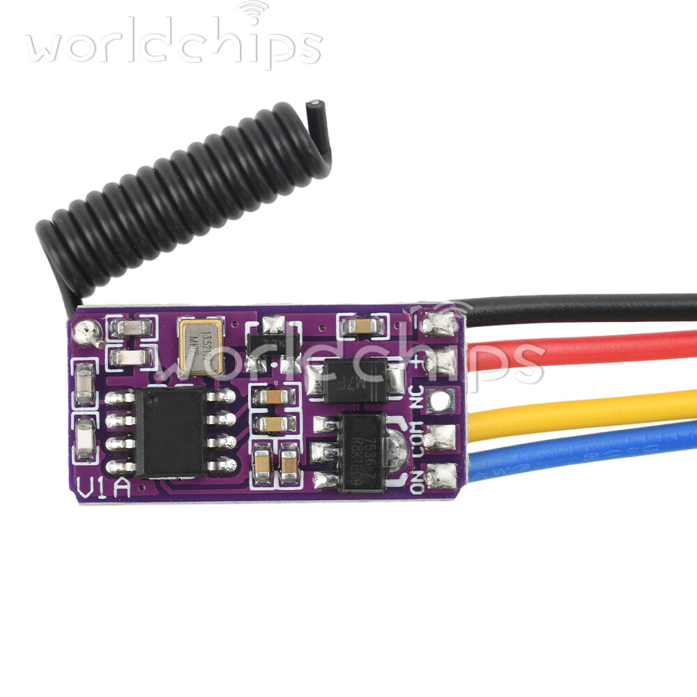 3.7V-12V RF Remote PCB Board 433MHZ Wireless Relay Switch Signal Module New