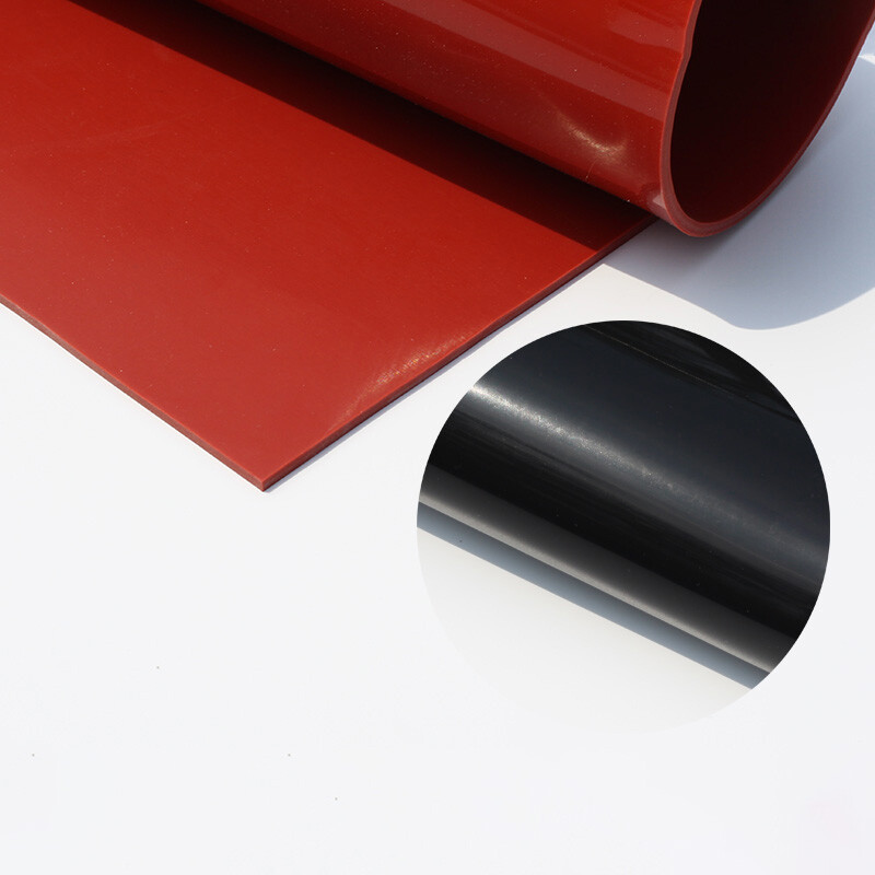 Silicone Rubber Sheet Plate Mat High Temp Gasket Red Black White Thick 0.1mm-5mm