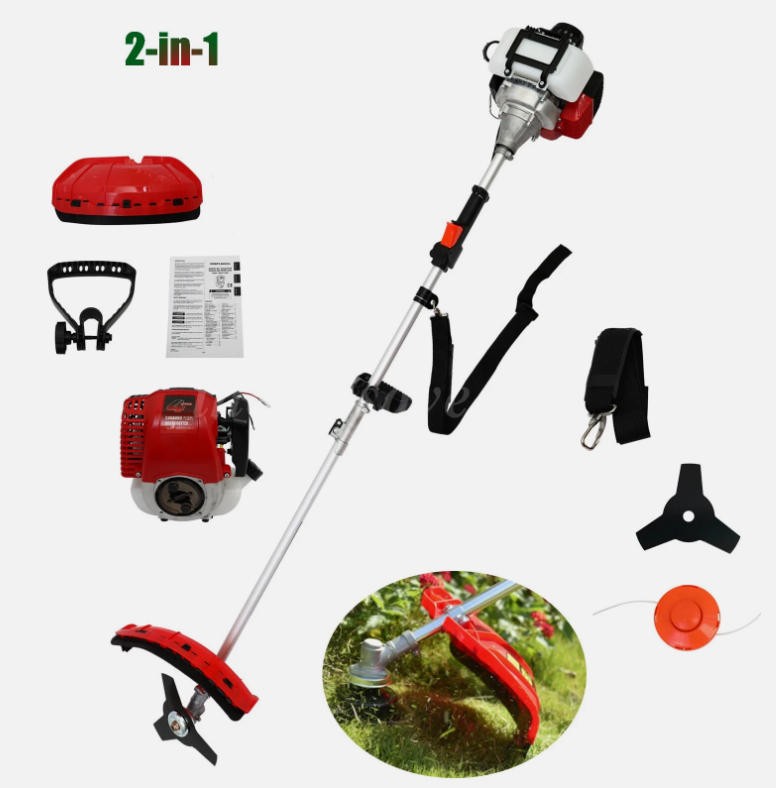 31cc 4-Cycle Gas Grass String Trimmer Straight Shaft Gas Weed Eater Lawn Mower
