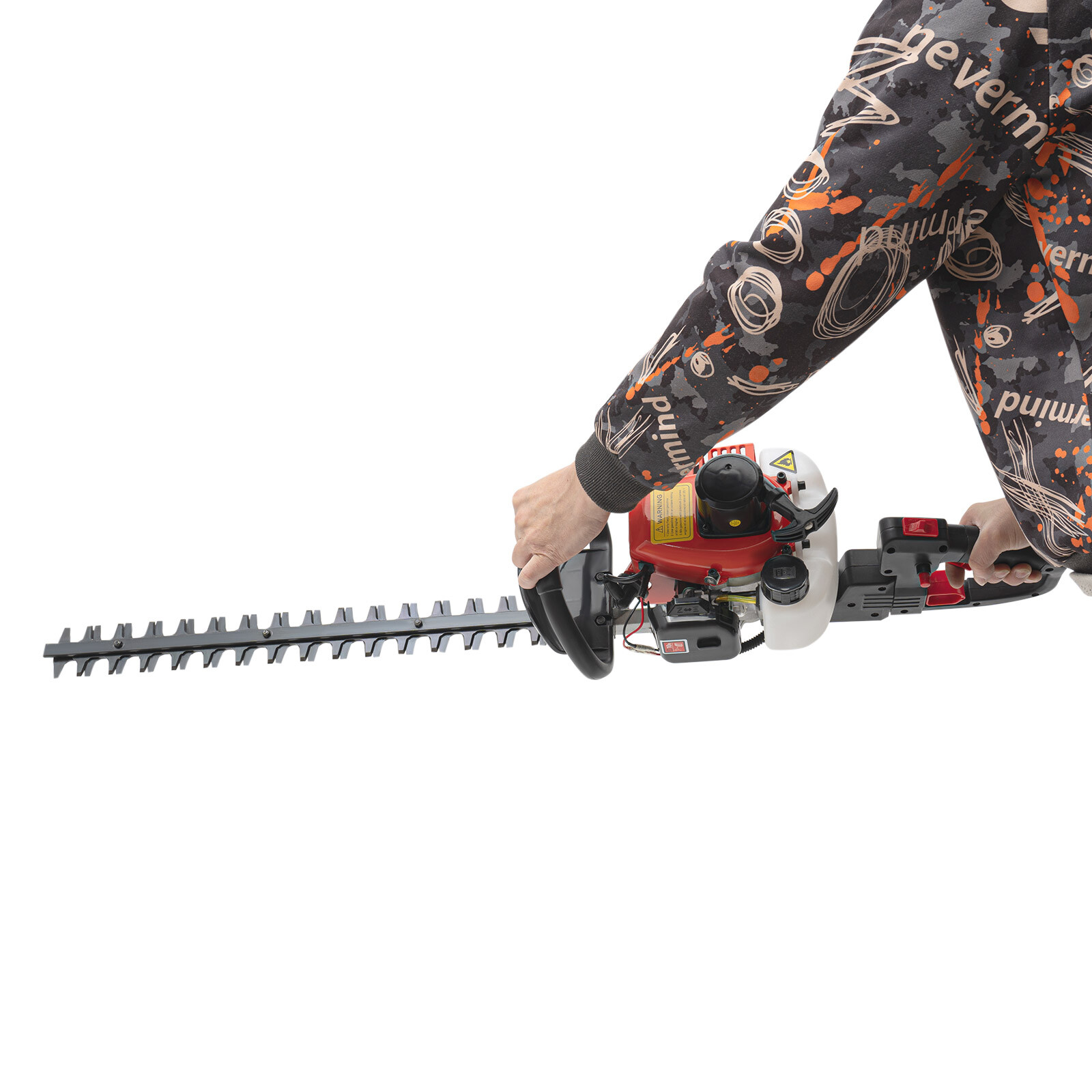 New 2 Stroke Gas Powered Dual Sided Hedge Trimmer Gas Hedge Trimmer 22.5cc 650w